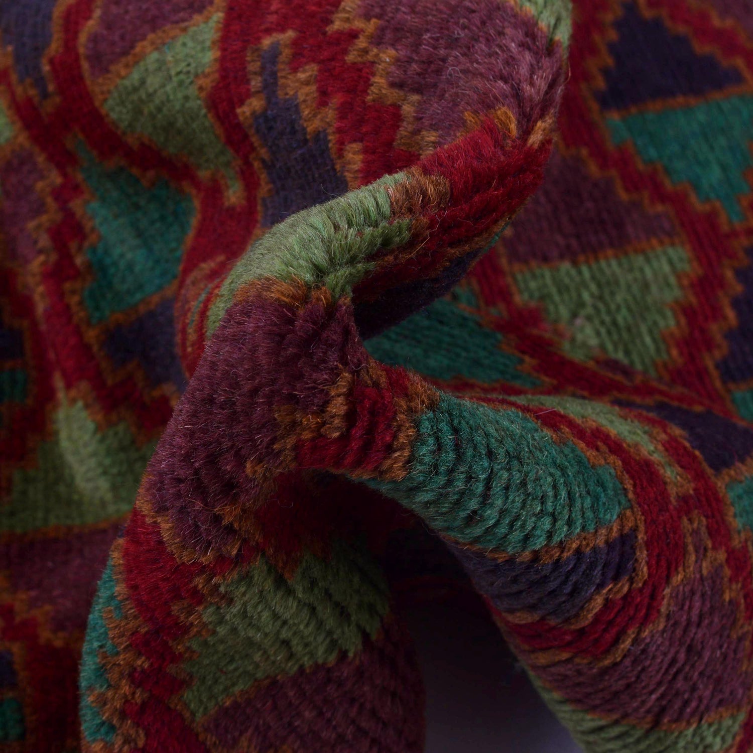 Red Color Baloch Runner 2' 4" x 7' 6" ft / 70 x 228 cm - No. Y15123