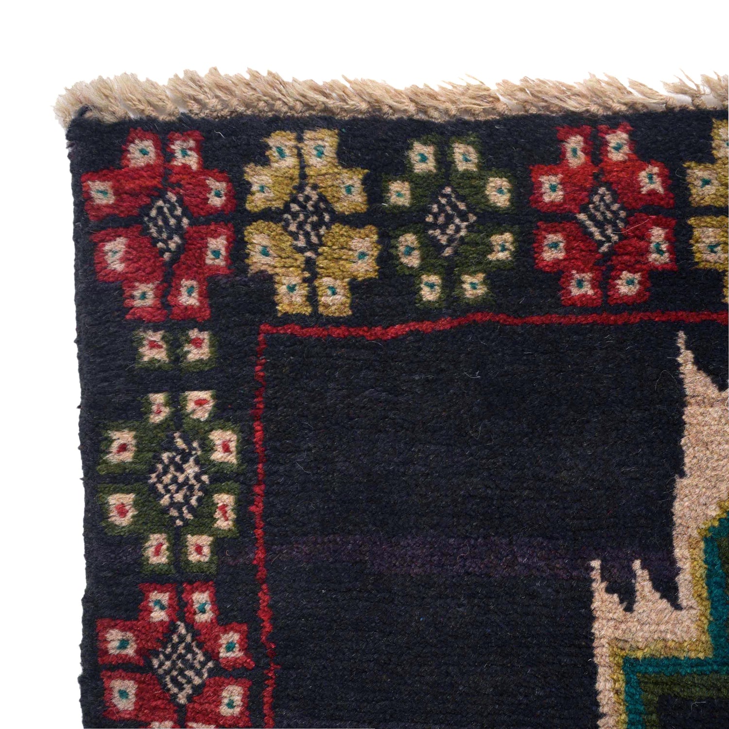 Handmade Balochi Runner Rug 2' 6" x 7' 7" ft / 76 x 232 cm - No. Y15374