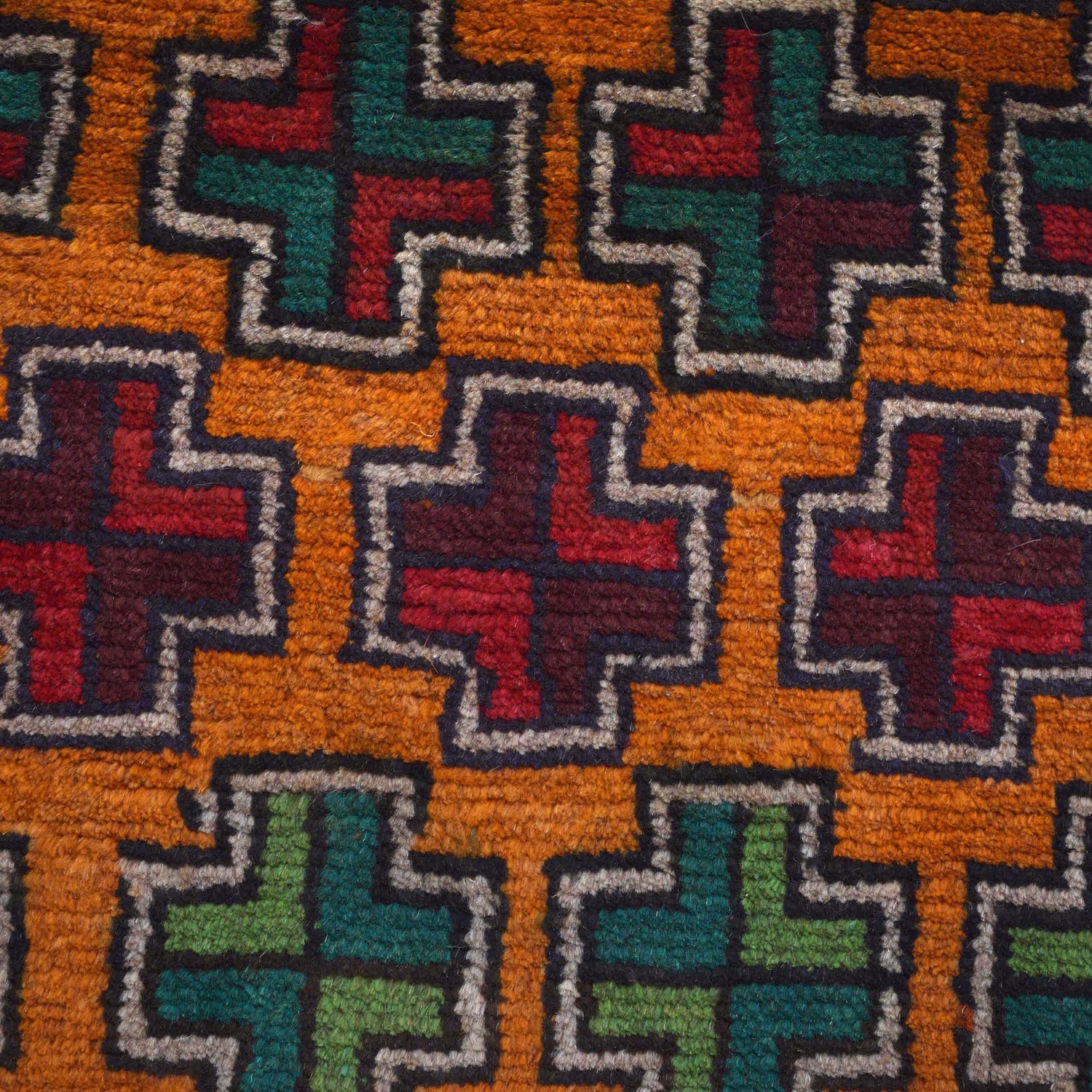 Handmade Balochi Runner Rug 2' 4" x 7' 9" ft / 70 x 236 cm - No. Y15396