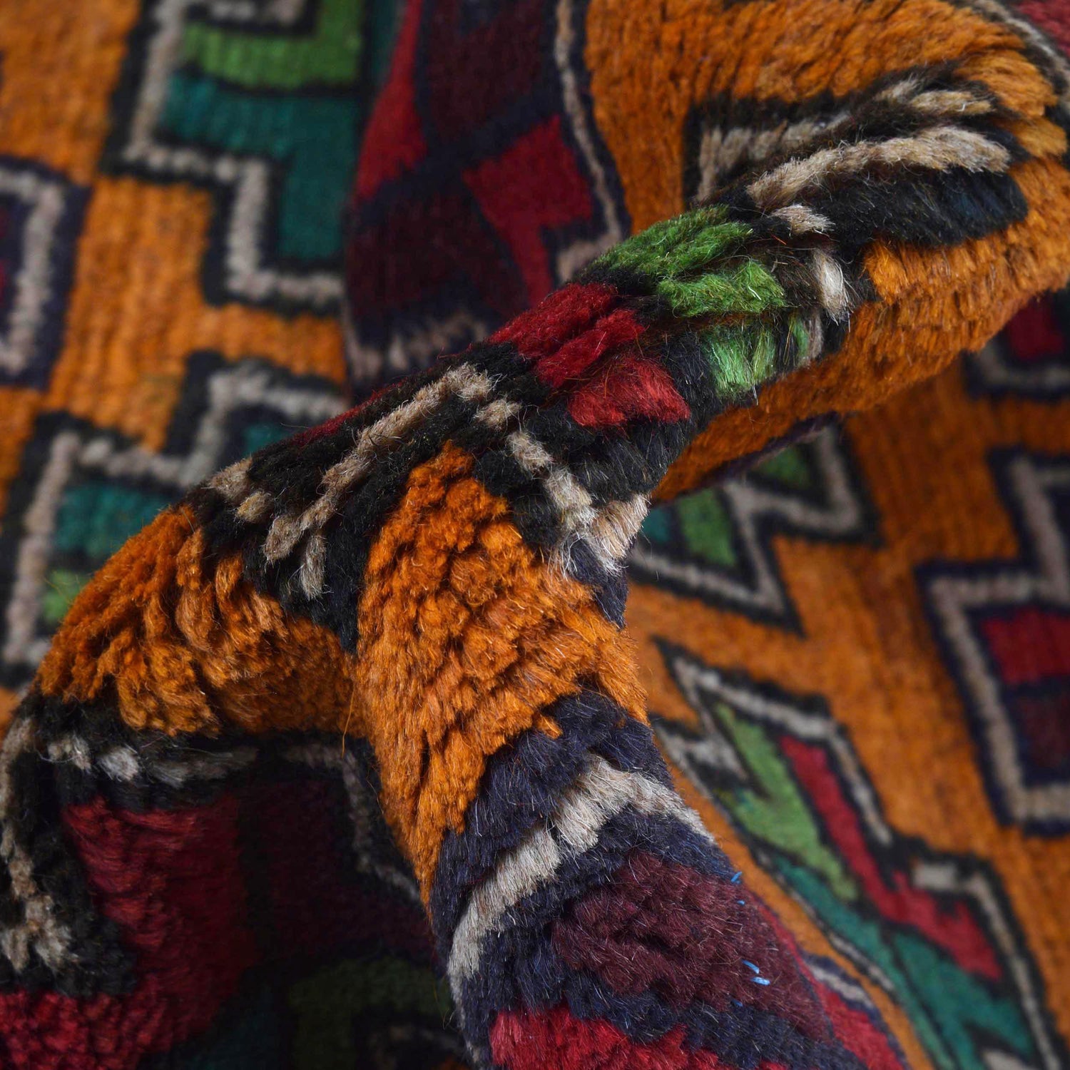 Handmade Balochi Runner Rug 2' 4" x 7' 9" ft / 70 x 236 cm - No. Y15396