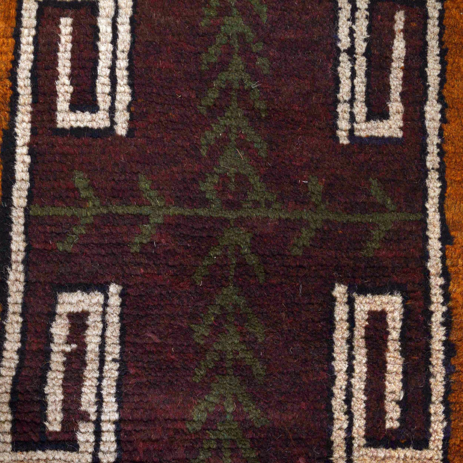 Handmade Balochi Runner Rug 2' 4" x 8' 7" ft / 72 x 261 cm - No. Y15909