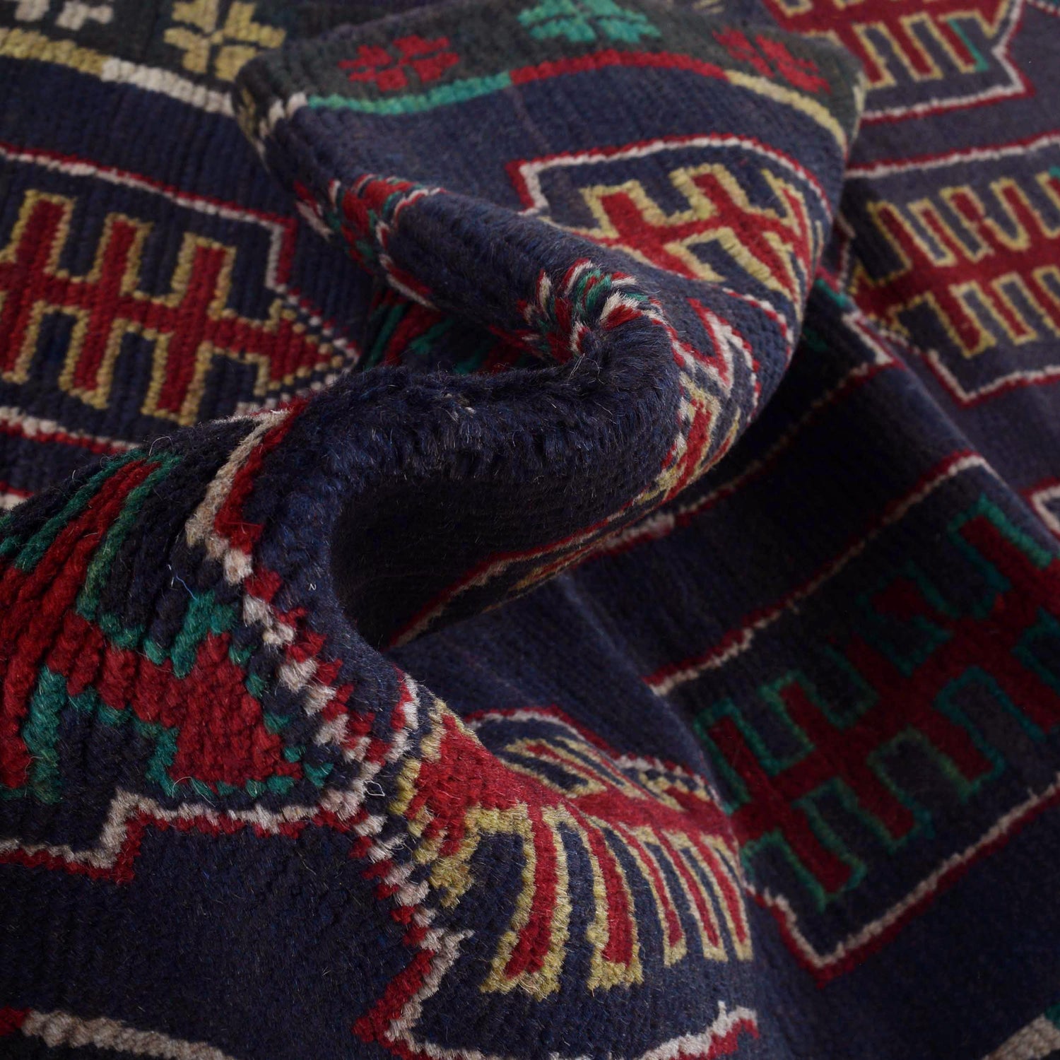 Handmade Balochi Runner Rug 2' 4" x 7' 12" ft / 72 x 243 cm - No. Y15910