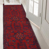 Red Khal Mohammadi Runner Rug 1' 8" x 4' 8" ft / 52 x 142 cm - No. Y15921