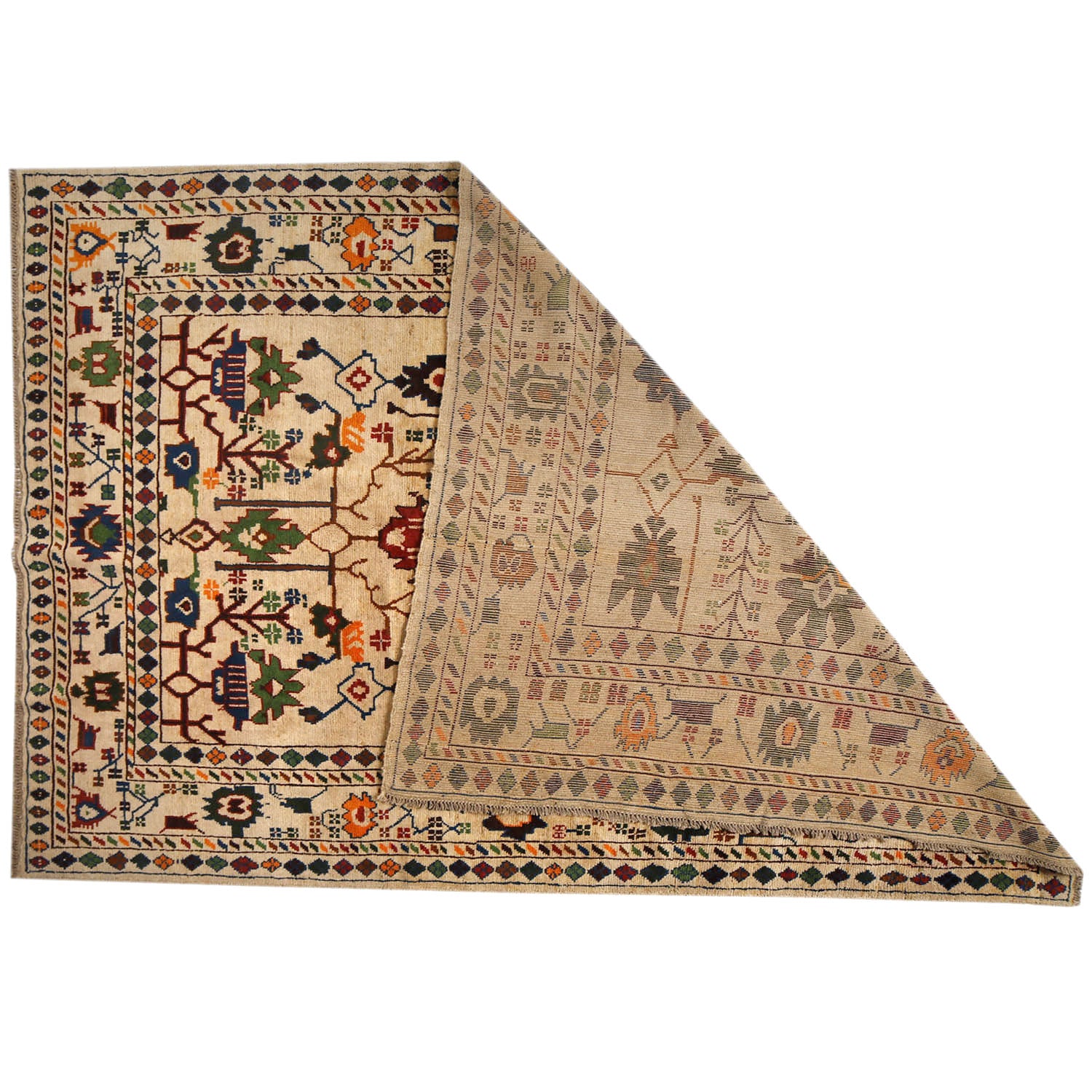 Contemporary Oushak Rug 6' 8" x 9' 6" ft / 203 x 289 cm - No. Y16227