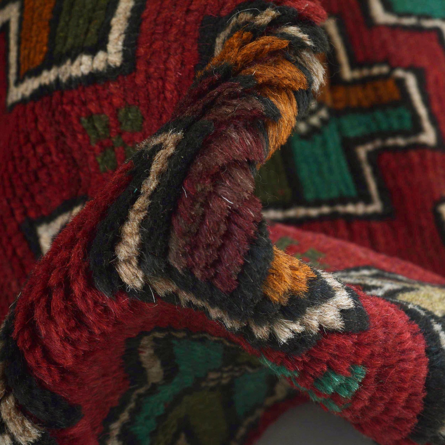 Red Color Baloch Runner 1' 11" x 6' 8" ft / 58 x 203 cm - No. Y16319