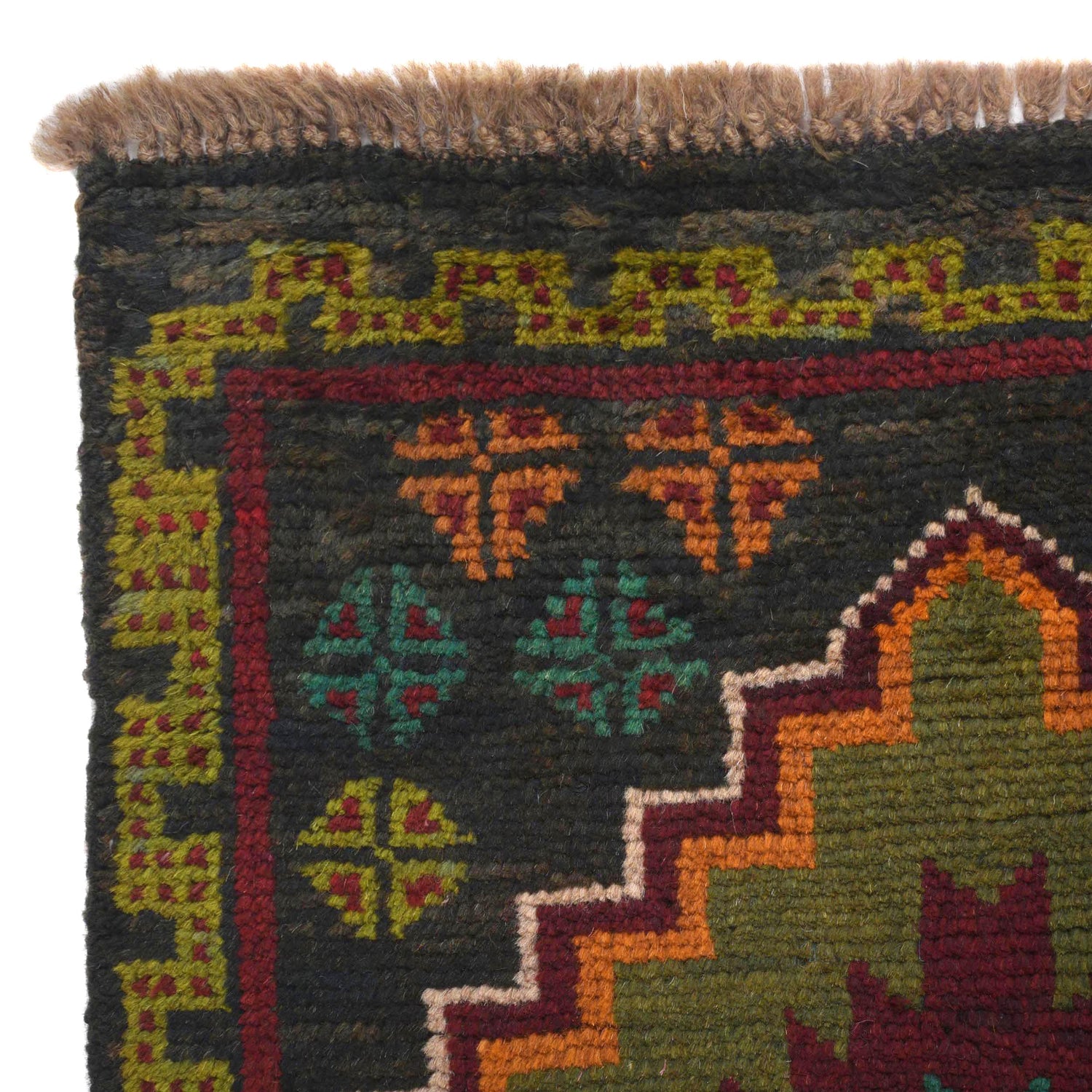 Black Color Baloch Runner 2' 0" x 6' 8" ft / 62 x 203 cm - No. Y16320