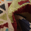 Colorful Flat-Weave Wool Kilim 7' 3" x 9' 10" ft / 220 x 300 cm - No. Y31566