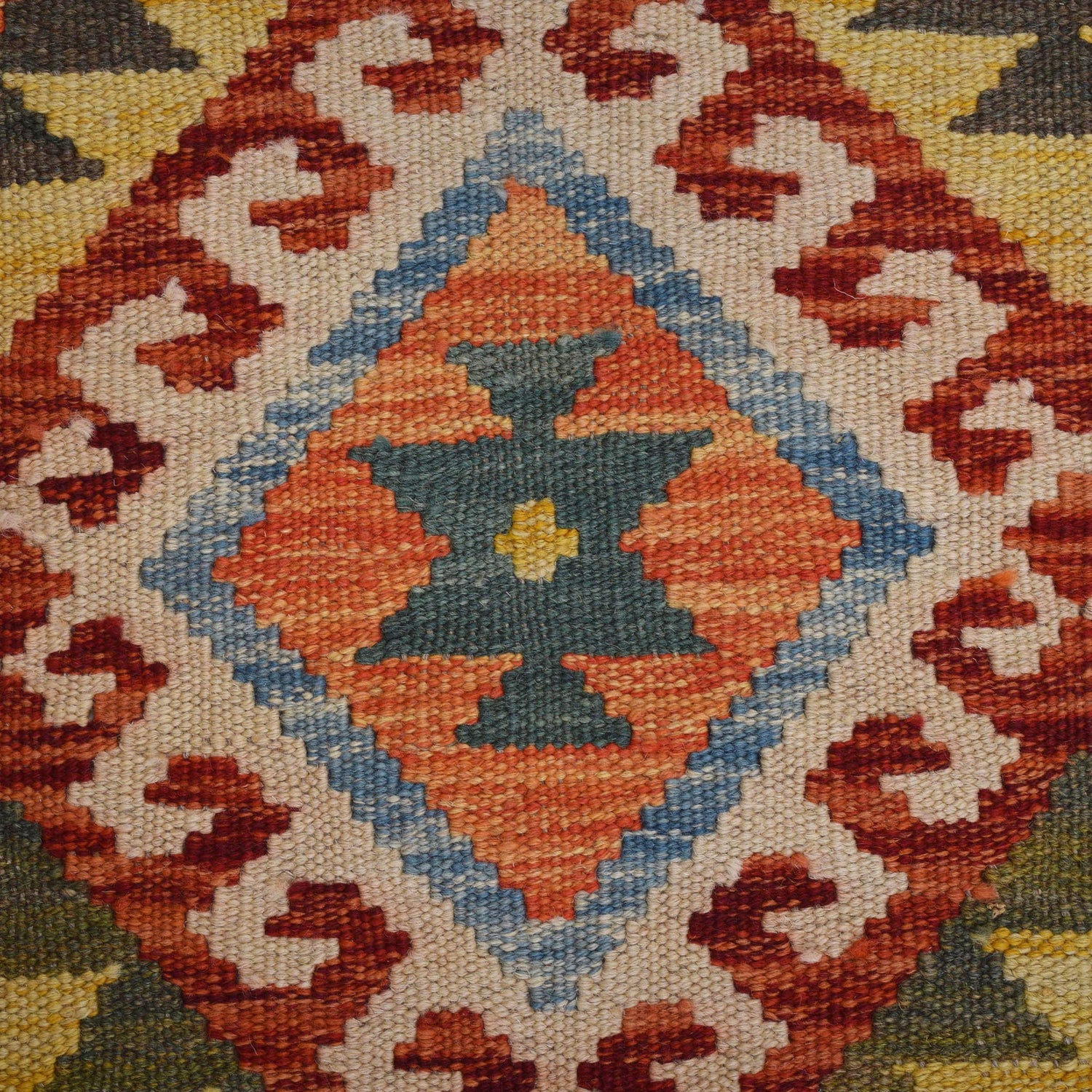Handmade Turkish Design Wool Kilim Runner 2' 9" x 8' 10" ft / 84 x269 cm - No. Y31577