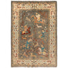 Handmade Picture Area Rug 4' 0" x 5' 10" ft / 121 x 178 cm - No. Y33034