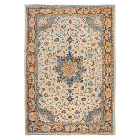 Handmade Persian Design Heriz Carpet 6' 7" x 9' 8" ft / 200 x 294 cm - No. Y33036
