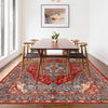 Handmade Persian Design Heriz Carpet 6' 8" x 9' 7" ft / 202 x 291 cm - No. Y33038