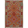 Hand Knotted Flatweave Kilim 2' 8" x 3' 11" ft / 82 x 120 cm - No. Y35092