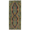 Hand Woven Wool Kelim Runner 2' 9"x 6' 3" ft / 85 x 190 cm - No. Y35096