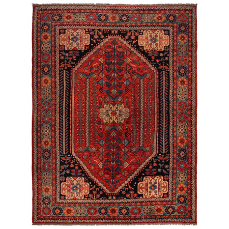 Shirazi Hand Knotted Carpet 8' 3" x 11' 2" ft / 251 x 341 cm - No. Y35650