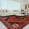 Shirazi Hand Knotted Carpet 6' 8" x 9' 8" ft / 202 x 295 cm - No. Y35651