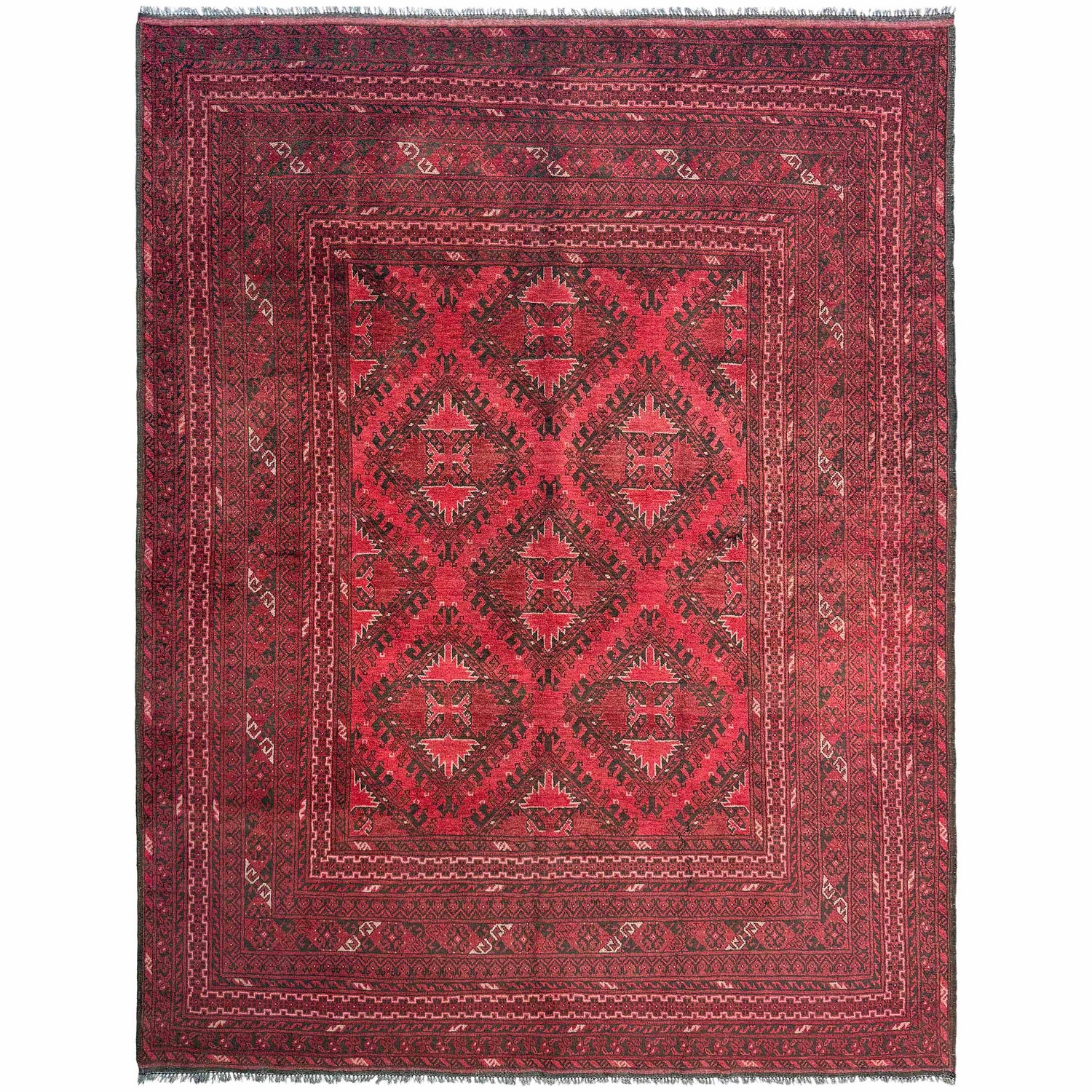 Handmade Khal Mohammadi Area Rug 6' 8" x 9' 5" ft / 203 x 286 cm - No. Y37281