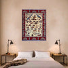 Hand-Knotted Afghan War Carpet 4' 1" x 5' 9" ft / 125 x 176 cm - No. Y37283