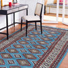 Blue Color Jaldar Area Rug 3' 1" x 5' 3" ft / 94 x 154 cm - No. Y37285