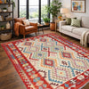 Handmade Vegetable Kelim 5' 1" x 6' 8" ft / 154 x 202 cm - No. Y37307