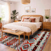 Hand Knotted Afghan Style Kilim 6' 10" x 10' 2" ft / 208 x 310 cm - No. Y37333