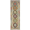 Handmade Turkish Design Wool Kilim Runner 2' 7" x 9' 5" ft / 80 x 286 cm - No. Y39106