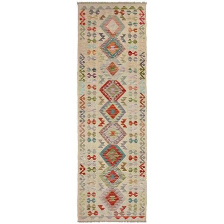 Long Chobi Kilim Runner 2' 7" x 9' 8" ft / 79 x 294 cm - No. Y39107