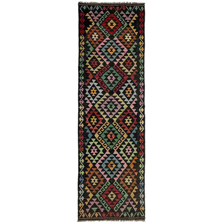 Long Chobi Kilim Runner 2' 8" x 9' 9" ft / 82 x 297 cm - No. Y39108