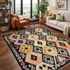 Hand Made Afghan Kilim 4' 1" x 6' 2" ft / 124 x 188 cm - No. Y39116