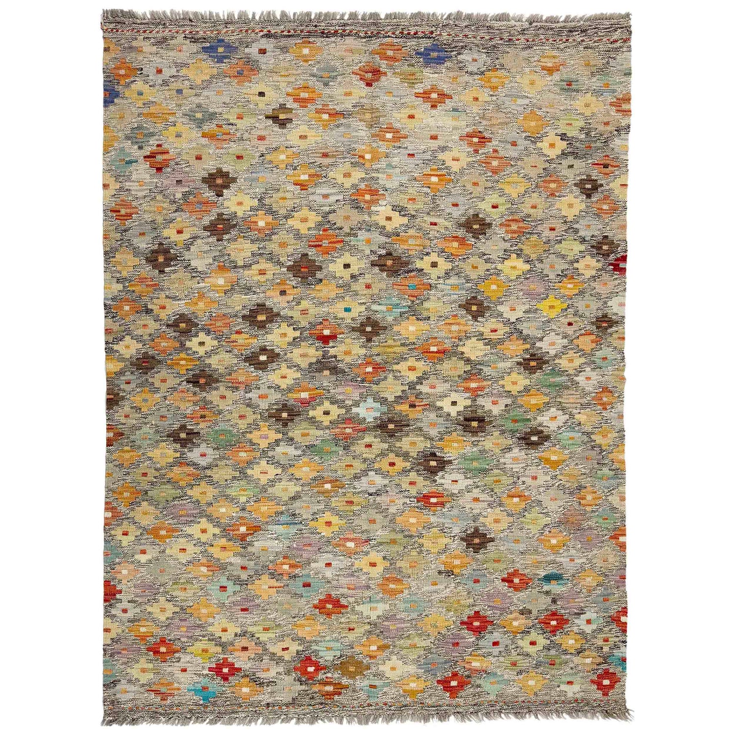 Medium Size Chobi Kilim 4' 11" x 6' 7" ft / 151 x 200 cm - No. Y39130