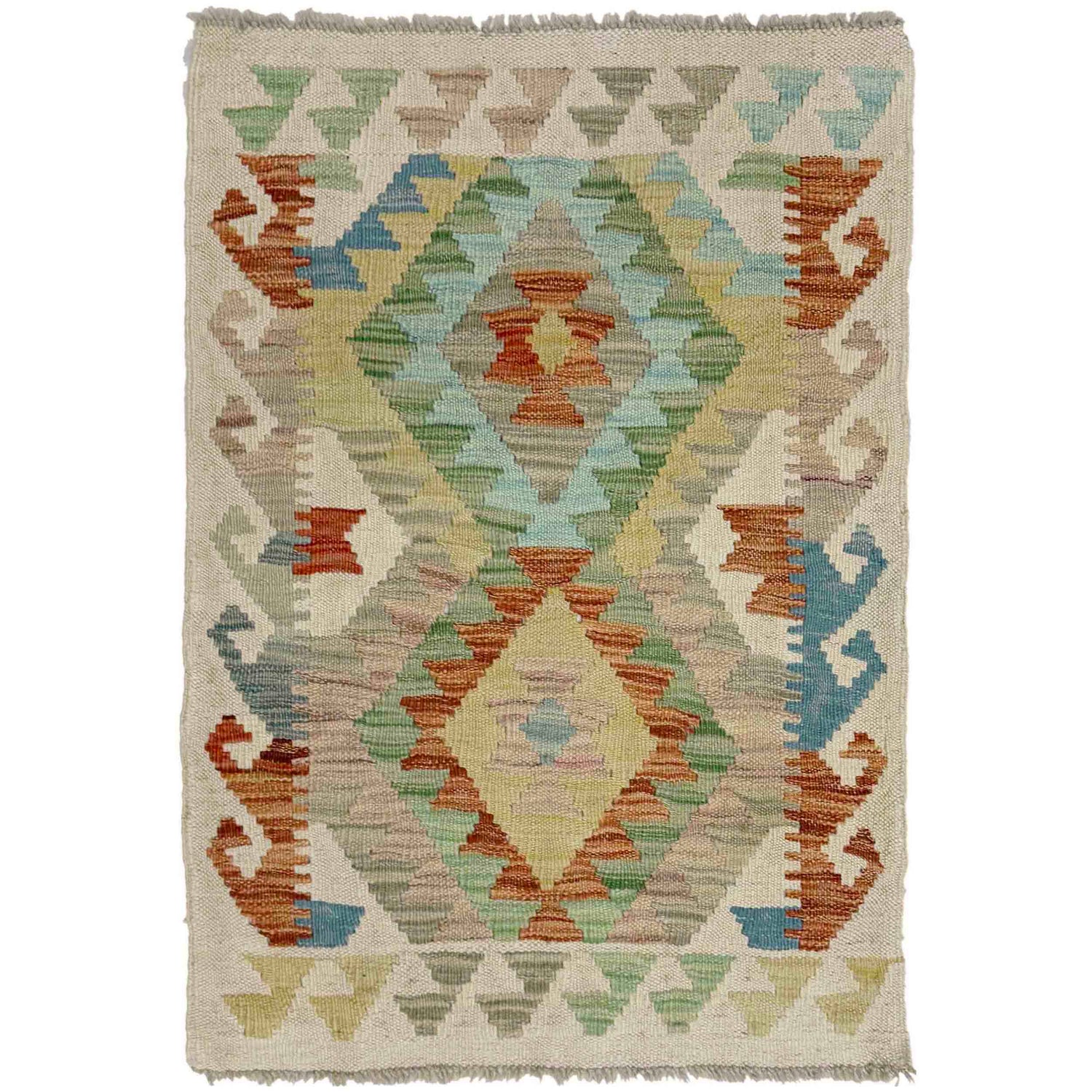 Small Size Chobi Kilim 1' 11" x 3' 2" ft / 59 x 96 cm - No. Y39133