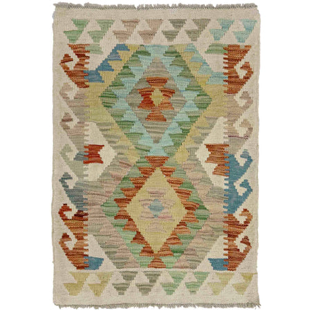 Small Size Chobi Kilim 1' 11" x 3' 2" ft / 59 x 96 cm - No. Y39133