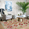 Multi Color ful Flat-Weave Wool Kilim 2' 11" x 4' 5" ft / 90 x 135 cm - No. Y39140