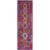 Handmade Turkish Design Wool Kilim Runner 2' 3" x 7' 9" ft / 68 x 235 cm - No. Y39153