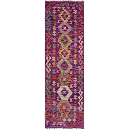 Handmade Turkish Design Wool Kilim Runner 2' 3" x 7' 9" ft / 68 x 235 cm - No. Y39153