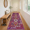 Handmade Turkish Design Wool Kilim Runner 2' 3" x 7' 9" ft / 68 x 235 cm - No. Y39153