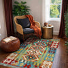 Handmade Turkish Design Wool Kilim 3' 3" x 5' 4" ft / 100 x 162 cm - No. Y39158