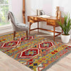 Small Size Chobi Kilim 3' 4" x 4' 9" ft / 102 x 146 cm - No. Y39159