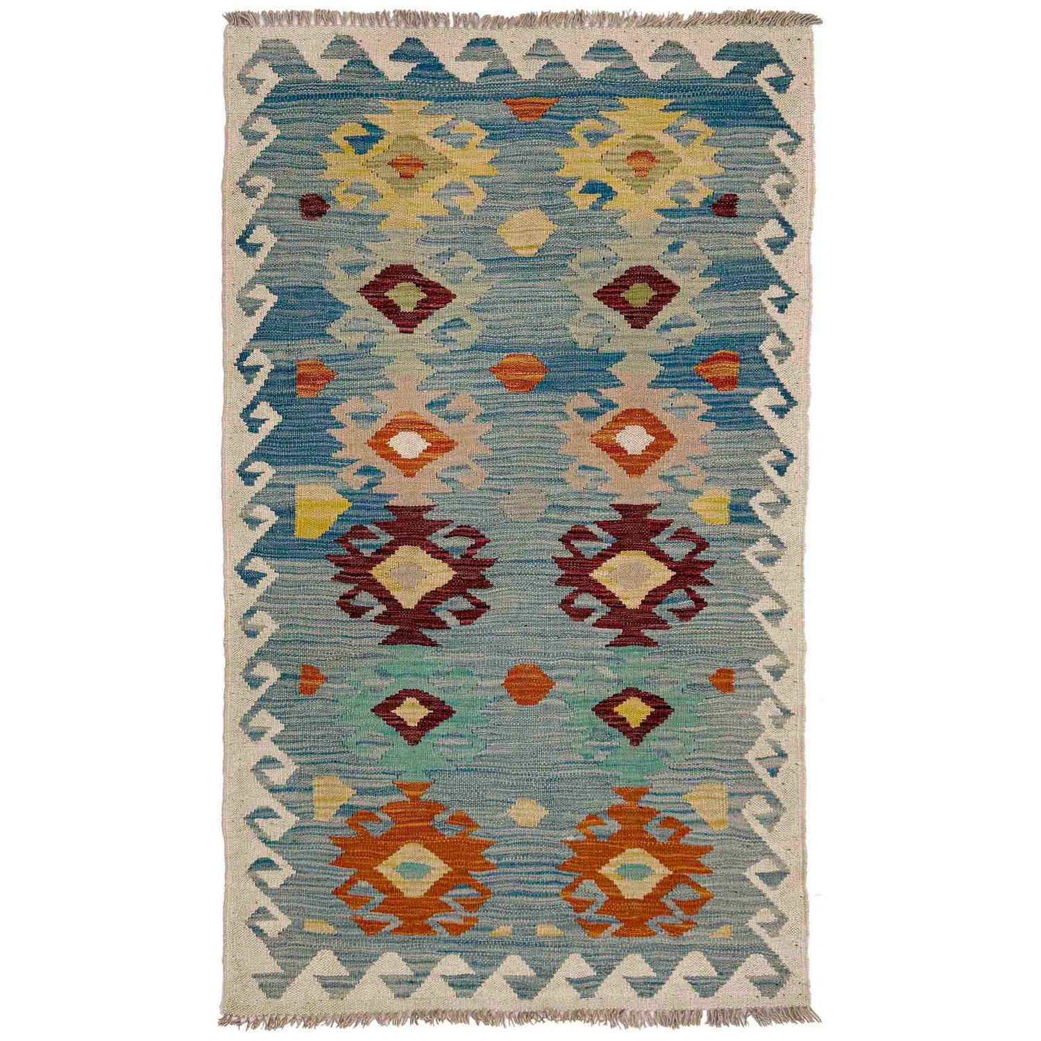 Small Size Chobi Kilim 2' 7" x 4' 9" ft / 78 x 145 cm - No. Y39160