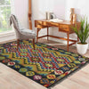 Hand Knotted Flatweave Kilim 3' 5" x 5' 3" ft / 103 x 161 cm - No. Y39163