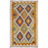 Handmade Afghan Vegetable Kilim 2' 9" x 4' 9" ft / 84 x 146 cm - No. Y39166