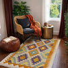 Handmade Afghan Vegetable Kilim 2' 9" x 4' 9" ft / 84 x 146 cm - No. Y39166