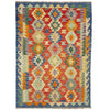 Handmade Vegetable Kelim 4' 0" x 5' 10" ft / 123 x 179 cm - No. Y39181