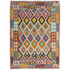 Small Size Chobi Kilim 4' 2" x 5' 9" ft / 126 x 176 cm - No. Y39187
