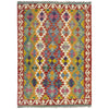 Hand Knotted Flatweave Kilim 4' 2" x 6' 0" ft / 127 x 183 cm - No. Y39189
