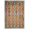 Hand Woven Wool Kelim 5' 7" x 8' 0" ft / 170 x 244 cm - No. Y39191