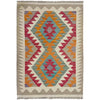 Handmade Afghan Vegetable Kilim 2' 9" x 4' 0" ft / 85 x 123 cm - No. Y39205
