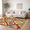 Handmade Vegetable Kelim 4' 11" x 6' 6" ft / 150 x 198 cm - No. Y39211