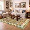 Hand Knotted Afghan Style Kilim 5' 2" x 6' 7" ft / 157 x 200 cm - No. Y39212