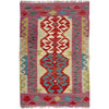 Handmade Afghan Vegetable Kilim 2' 8" x 3' 11" ft / 81 x 120 cm - No. Y39234