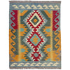 Hand Made Afghan Kilim 2' 11" x 4' 0" ft / 89 x 122 cm - No. Y39235